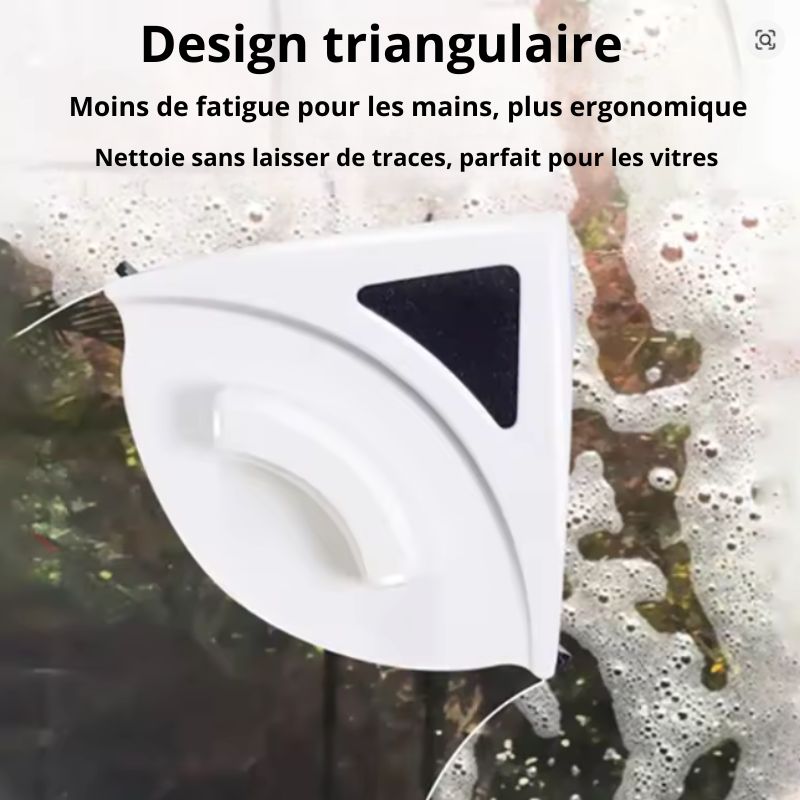 Nettoyeur de vitres magnétique double face