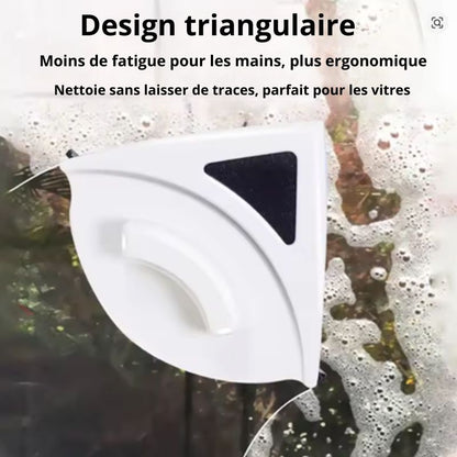 Nettoyeur de vitres magnétique double face