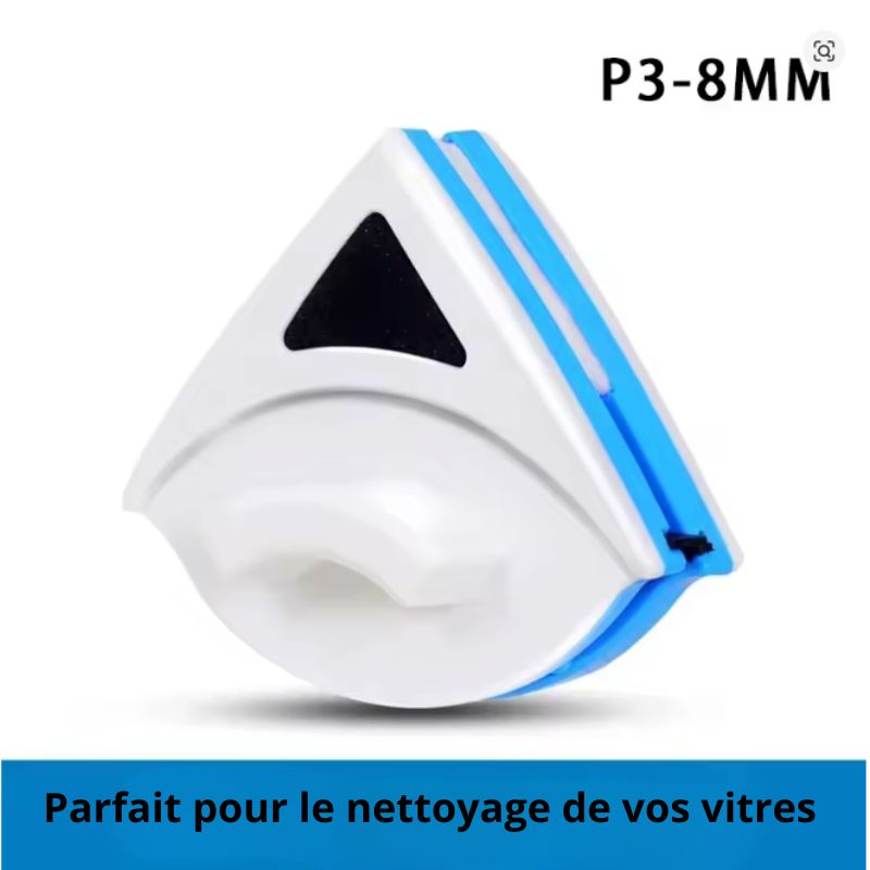 Nettoyeur de vitres magnétique double face