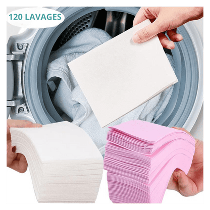 FEUILLE DE LESSIVE HYDROSOLUBLE - CLEAN AND SMART