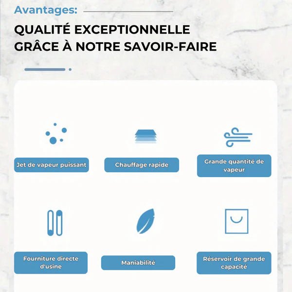 Nettoyeur Vapeur Haute Température - CLEAN AND SMART