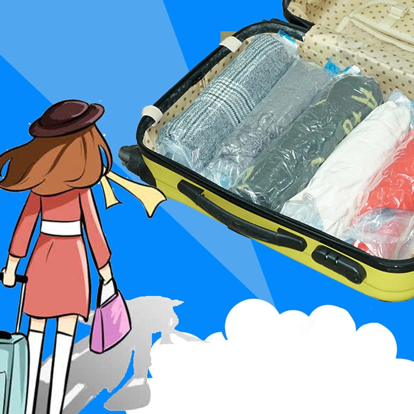 Sacs de Rangement sous Vide - CLEAN AND SMART