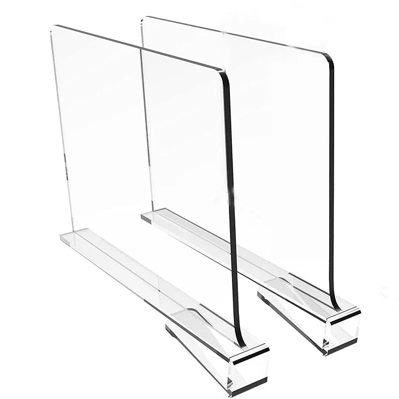 Séparateurs de Placard Acrylique – Organisation Claire & Durable - CLEAN AND SMART
