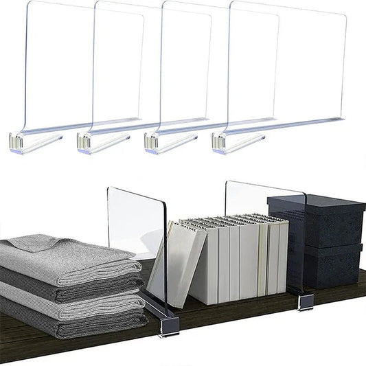 Séparateurs de Placard Acrylique – Organisation Claire & Durable - CLEAN AND SMART