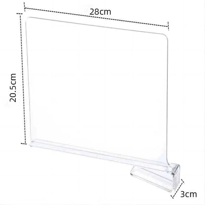 Séparateurs de Placard Acrylique – Organisation Claire & Durable - CLEAN AND SMART