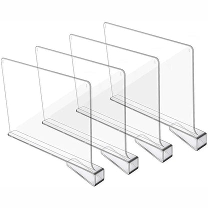 Séparateurs de Placard Acrylique – Organisation Claire & Durable - CLEAN AND SMART