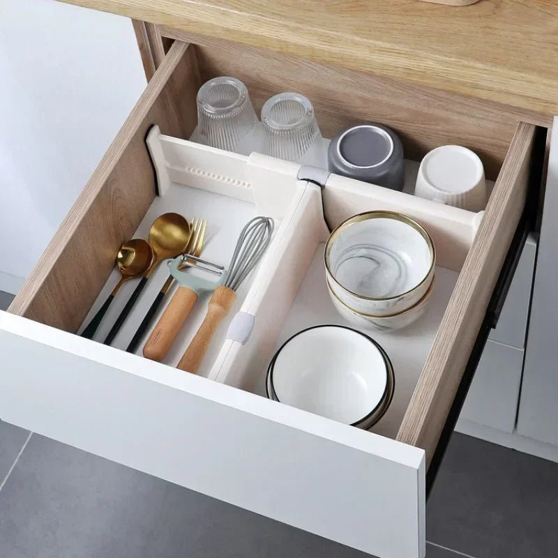 Séparateurs de Tiroirs Ajustables – Organisation Simple & Maligne - CLEAN AND SMART