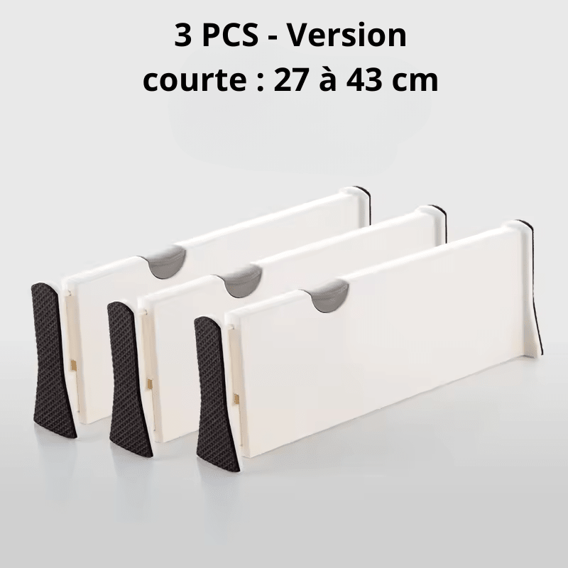 Séparateurs de Tiroirs Ajustables – Organisation Simple & Maligne - CLEAN AND SMART