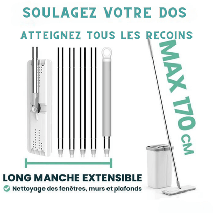SERPILLÈRE AVEC SEAU ESSOREUR - CLEAN AND SMART