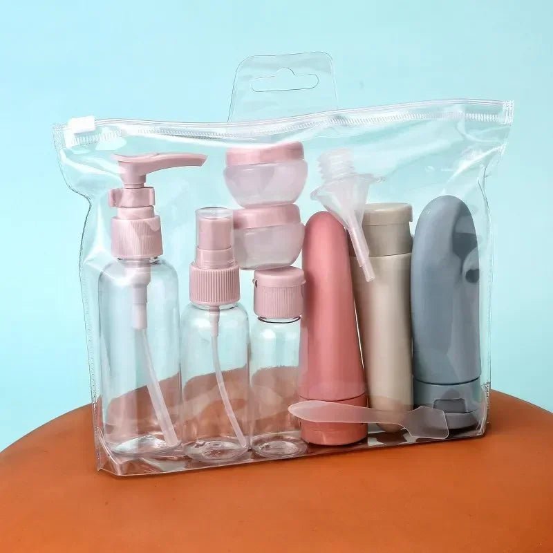 Set complet de contenants de voyage étanches et pratiques - CLEAN AND SMART