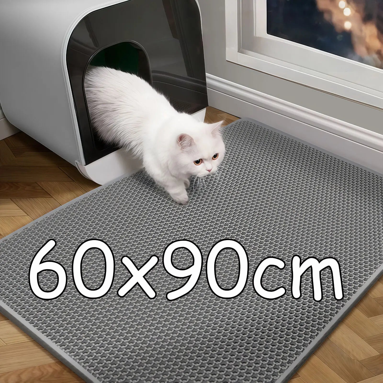 Tapis de Litière pour Chat - CLEAN AND SMART