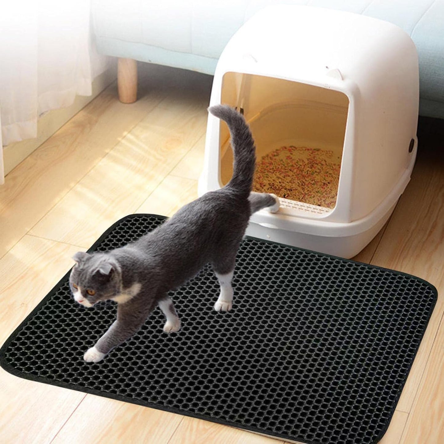 Tapis de Litière pour Chat - CLEAN AND SMART